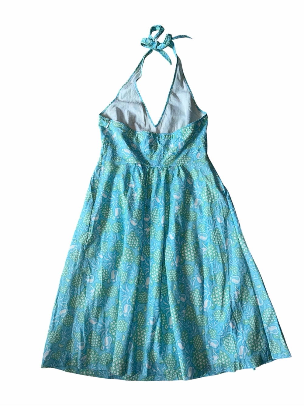 Vineyard Vines Halter Pineapple Dress Size 6 - Picture 2 of 8